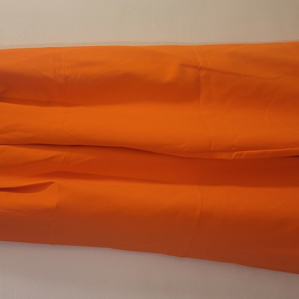Vibrant Orange Fabric